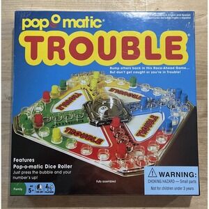 Pop-O-Matic Trouble Board‎ Game - ***NEW SEALED!***